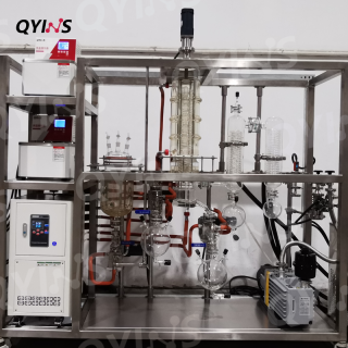 PLC控制 0.25平方玻璃分子蒸餾